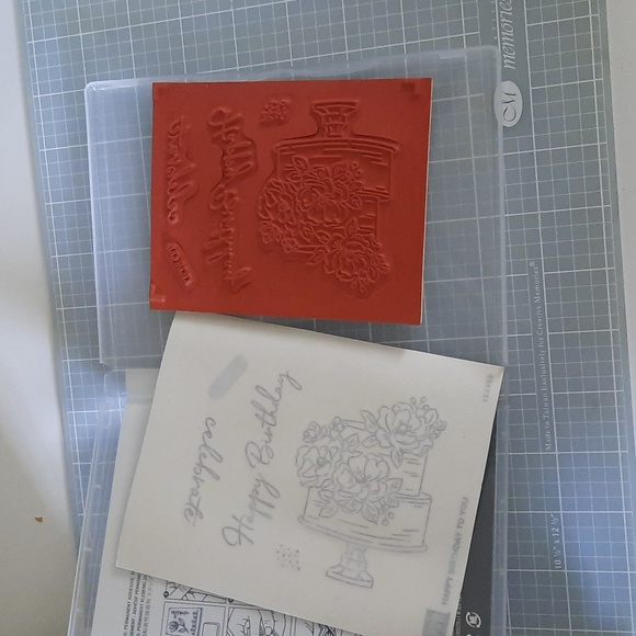 Happy Birthday to You cling rubber stamp set - Picture 2 of 2